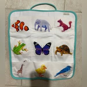 Lovevery Animal Matching/ Quilted critter pockets